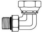 Male O-Ring X Female Swivel NPT 90 Deg Elbow